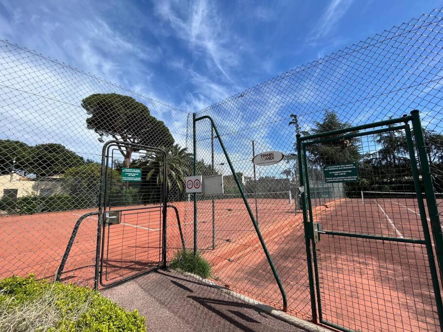 Appartement 4 Personnes Antibes Mer, Piscine, Parking, Tennis, Wifi ภายนอก รูปภาพ