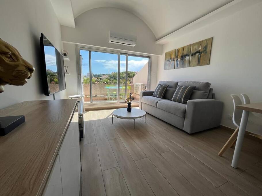 Appartement 4 Personnes Antibes Mer, Piscine, Parking, Tennis, Wifi ภายนอก รูปภาพ